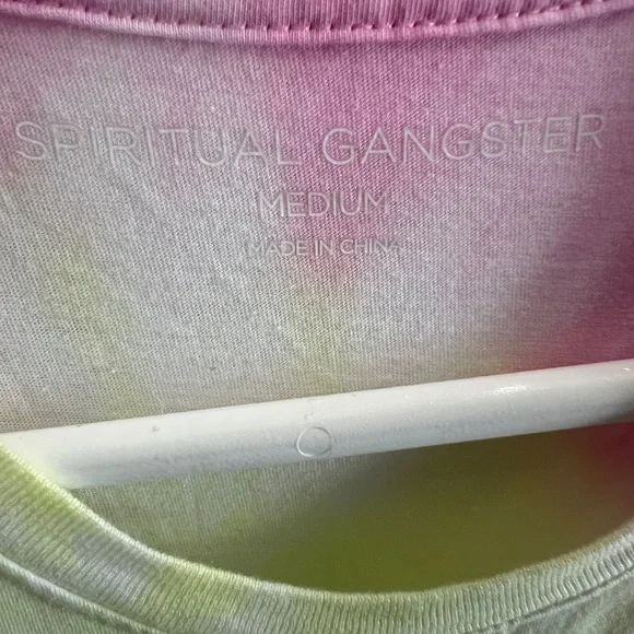 Spiritual Gangster Tank/Tee- Tie-Die- Women's Size M - Picture 2 of 8